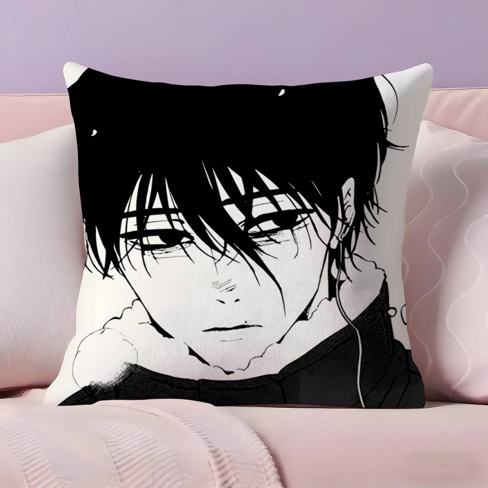 D-DEVILS L-LINE Anime Pillow Case  Ultra Soft Skin Friendly Fabric Cloud Like Comfort & Concealed Zipper