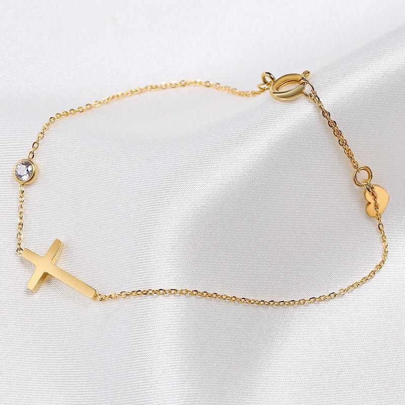 Women's Exquisite Cross Bracelet Men's Women's Daily Leisure Fashion Accessories