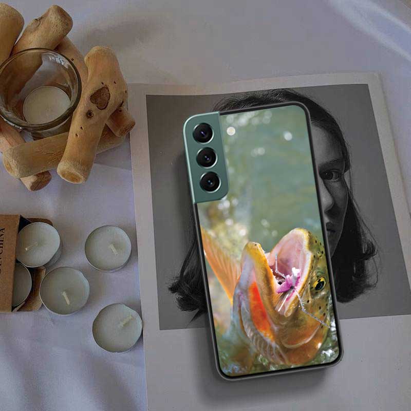 Brown Trout Fly Fishing Phone Case For Samsung A16 A26 A36 A56 Galaxy A02S A12 A52S A13 A23 A33 A53 A54 A34 A24 A14 A22 A32 A42