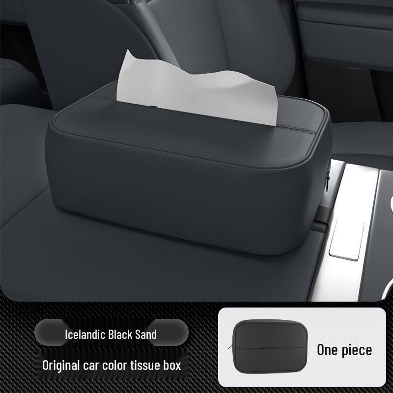 Compatible with Hao Bo HL Tissue Box 25: Car Armrest Hanging Tissue Bag for Seat Back