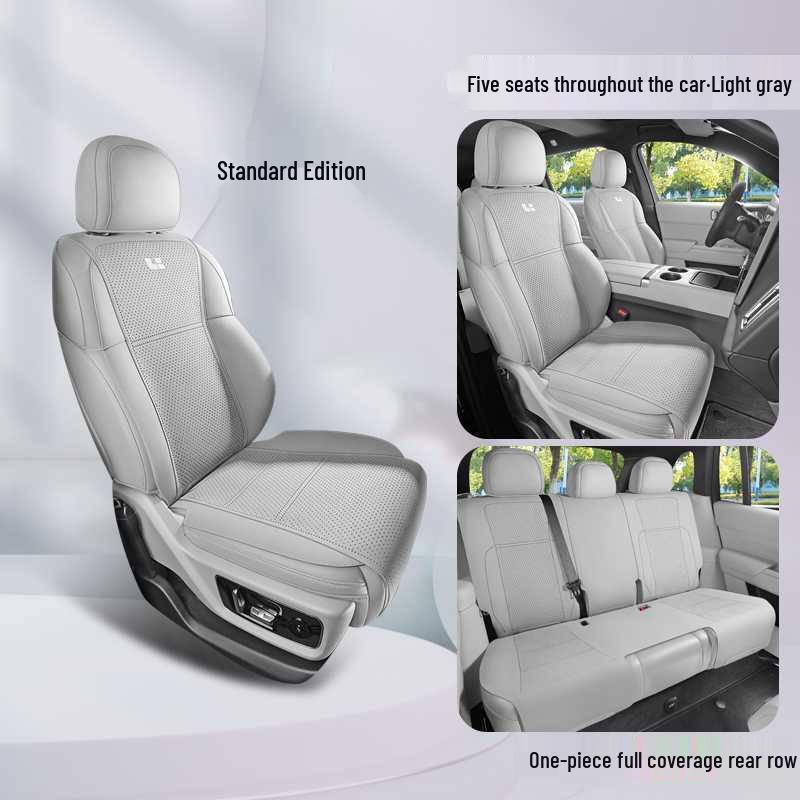 Ideal L7 Universal Suede Car Seat Cushion - Four Seasons, Half Surround, Five-Seater Cover