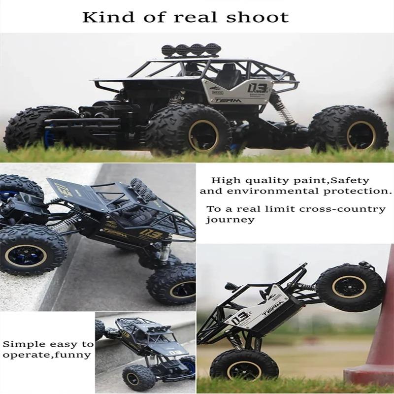 New 37cm Four-wheel Drive RC Car Off-road Vehicle 1:12 Simulation Off-road Vehicle Hill Climbing Car Radio Control Alloy Truck Toy Children Gift