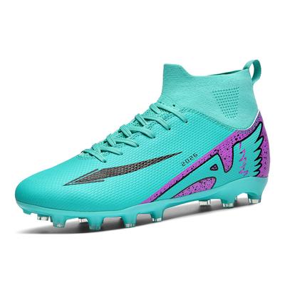 35-46 Teen Adult Large Fashion Long Nail High Top Football Shoes Football Training Sneakers