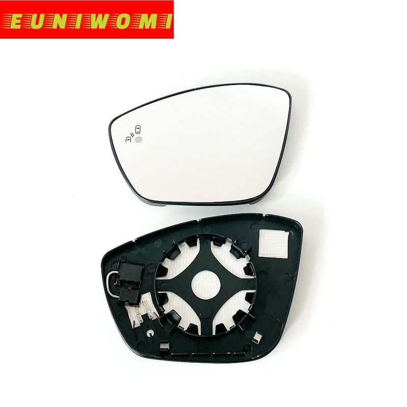 Heated Wing Car Mirror Glass with Blind Spot Warning for CITROEN C3 III (2016-) DS3(-) DS9(-)