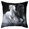 Horse Patterned Cushion Covers Dynamic Horse Images Polyester pillowcase, sofa decorative cushion cov Headboard Pillow