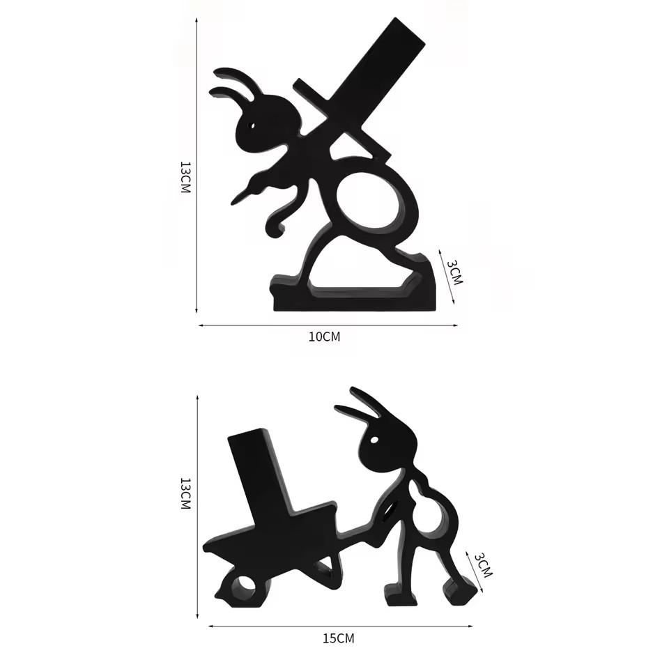 Ant Theme Bathroom Roll Paper Sheep Holder Desktop Decoration Ornament Creative Ant Design Toilet Paper Organizer