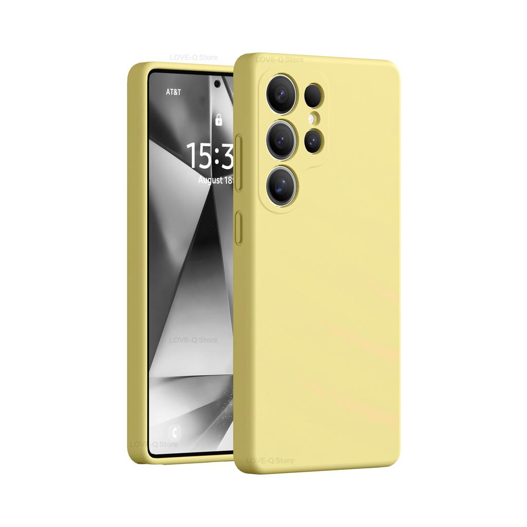 Für S25 S24 Ultra Hülle Luxus Flüssigsilikon Weiche TPU Hülle Für Samsung Galaxy S25 S24 S23 S22 Ultra S 25 Ultra Plus S25Ultra Hüllen