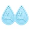 Christmas Ball Silicone Mould Keychain Pendant Epoxy Resin Crafts Silicone Mold Candy Chocolate Xmas Jewelry Pendant Making Mold