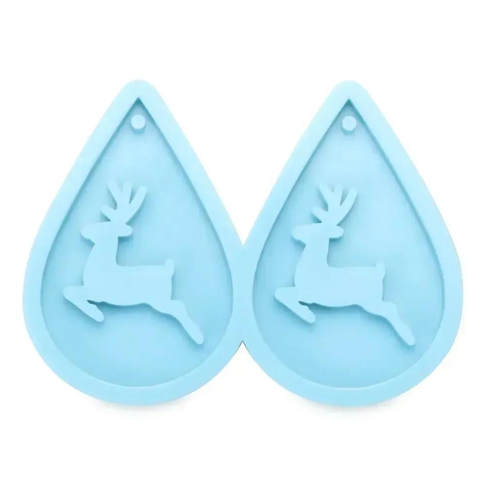Christmas Ball Silicone Mould Keychain Pendant Epoxy Resin Crafts Silicone Mold Candy Chocolate Xmas Jewelry Pendant Making Mold