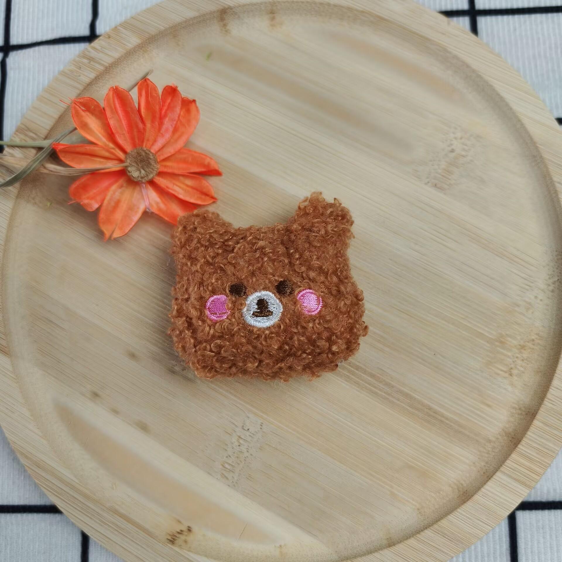 

Cute Blush Bear Plush Toy Accessories Gift List Small Pieces Rag Doll Bags Pendant Decoration