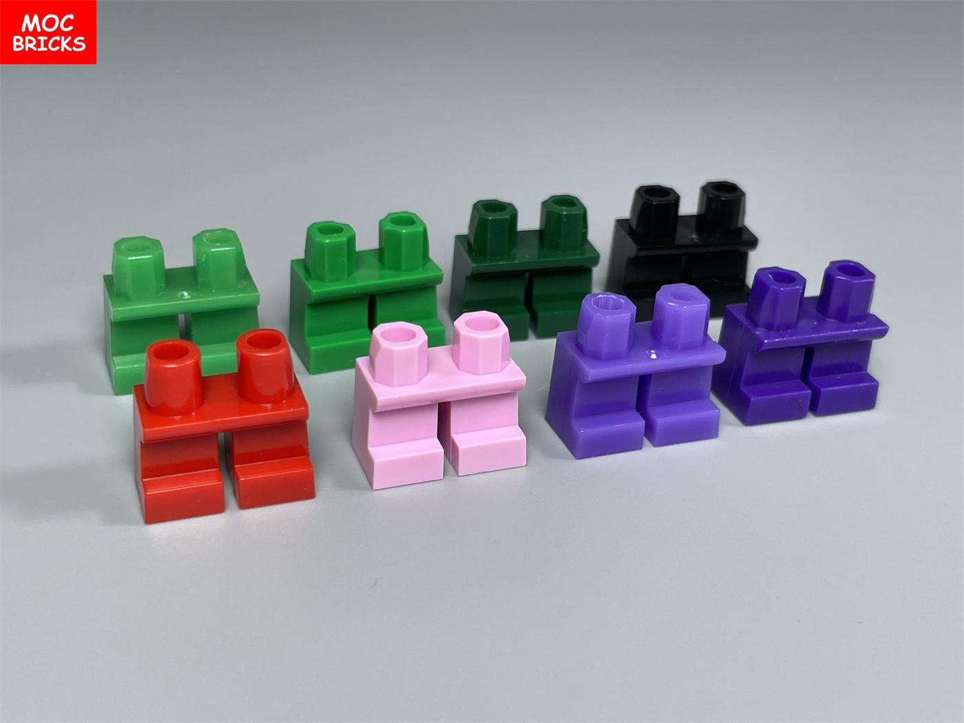 

Non-Toxic Moc Bricks Yellow Short Legs Pants Action Figure Body Wear Part Educational Building Blocks Assembled Particles Toys Gifts