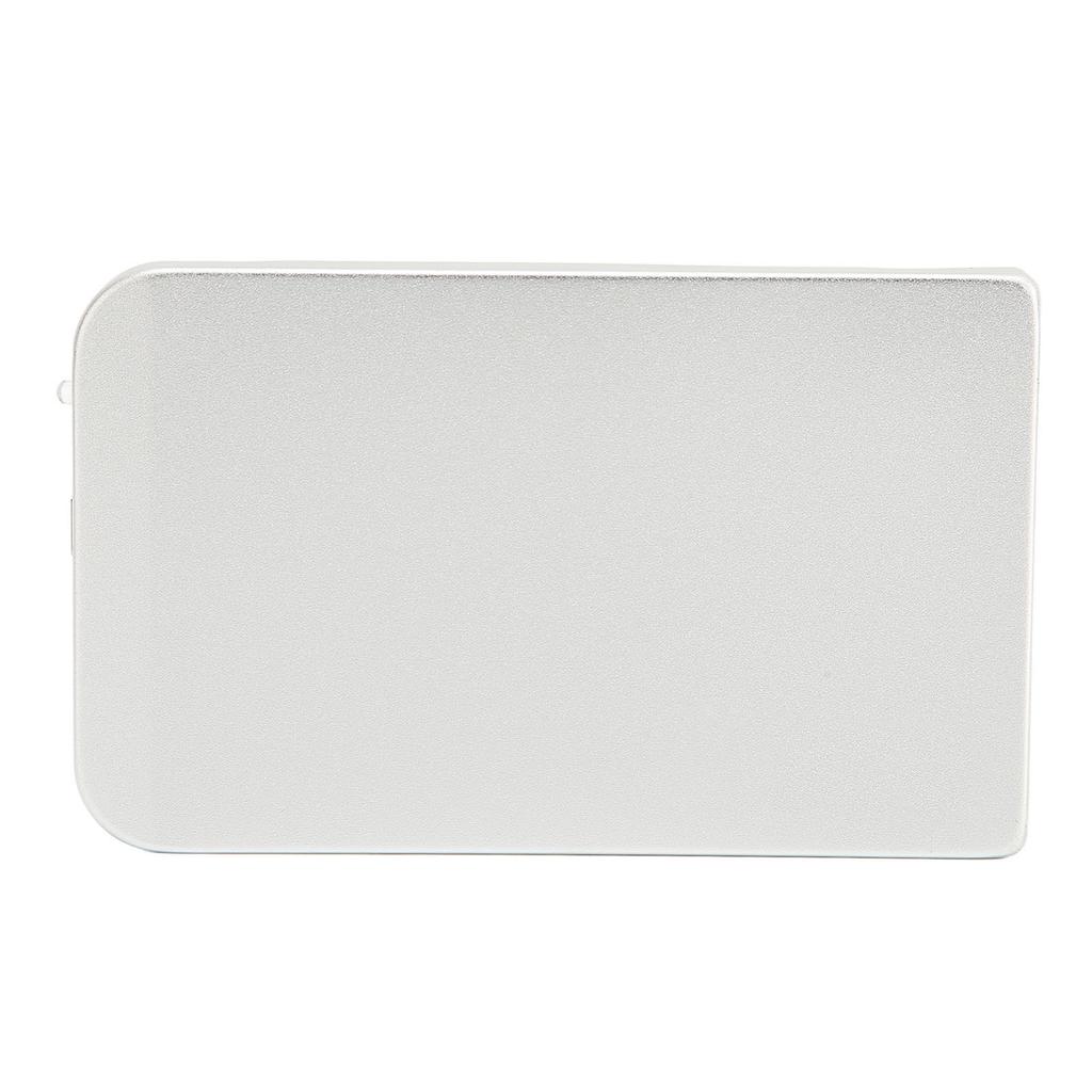 Hard Drive Enclosure 2.5 Inch USB2.0 480mbps Plug and Play Aluminum Alloy Hard Disk Case for Office Business Travel