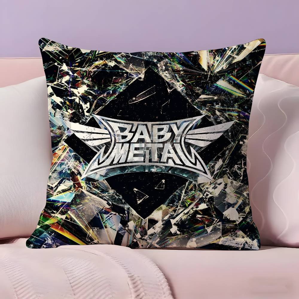 Rocková kapela B-Babymetal Povlak na polštář Povlak na polštář Ultra měkká tkanina šetrná k pokožce Pohodlí jako v oblacích & Skrytý zip
