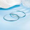 JewelryTop   Copper High Quality Fashion Jewelry Round Hoop Earrings For Women Lady wedding party New 5/6CM