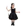 Summer 2025 Black Heart Tulle Cutout Dress with Sweetheart Neckline & Short Sleeves