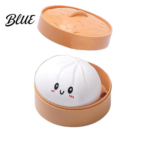 Langsam aufgehendes Brötchen Spielzeug Stressabbau Gedämpft mit Dampfgarer Simulation Gefüllt Chinesisches Fidget Quetsch Sensorisch Weich TPR