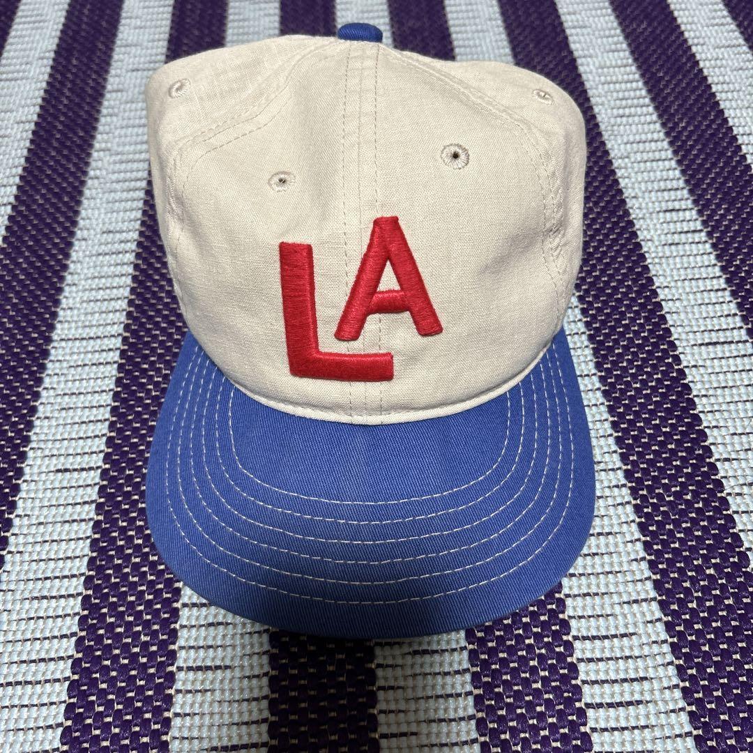 

[USED] LA Cap Beige/Blue