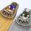 Yousheng Shoulder Epaulet Buttons Rivet Chain Tassels Handmade DIY Clothes Decor Men Women Shoulder Board Badge Brooch Business Suit Accessories
