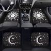Gotische Sonne Mond Auto Fußmatten 4 Stück Universal Rutschfest Staubdicht Auto Vorne Hinten Teppich für SUV Limousine Van