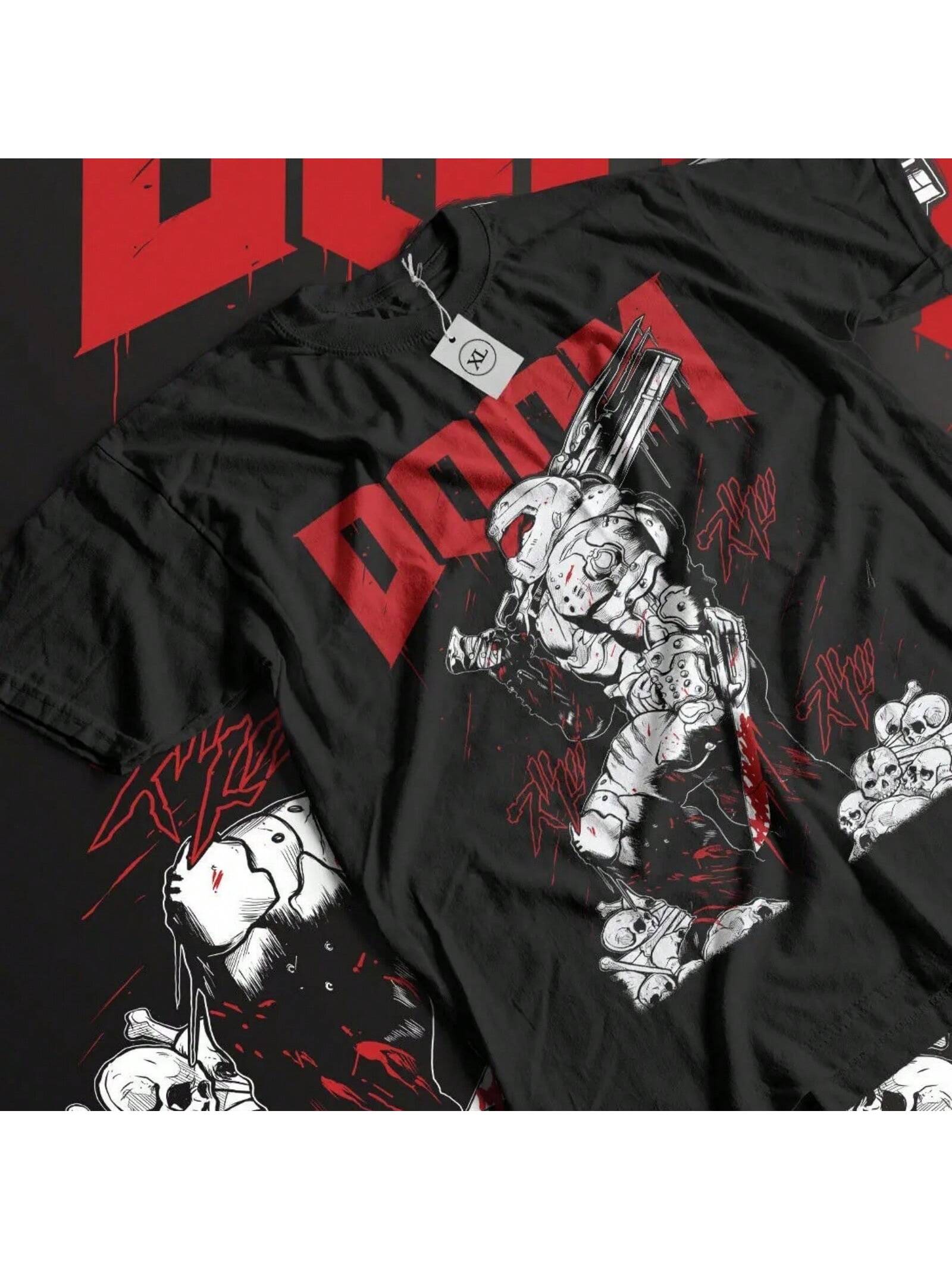 OG D00M Slayer Tee Premium Unisex T-Shirt All Size S разноцветный