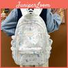 Rabbit Printed Nylon Cute Animal Pattern Small Backpack For Casual Daily Use