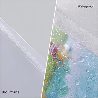 20/30Pcs Convenient Clear Documents Envelopes Waterproof Folder with Buttons Efficient Envelopes