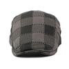 Women Peaked Cap Men's Plaid Beret Spring Autumn Forward Cap Outdoor Sunshade Cap