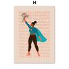 Poster e stampe femministe Girl Power Empowered Equality Nordic Wall Art Canvas Painting Immagini murali per l'arredamento del soggiorno