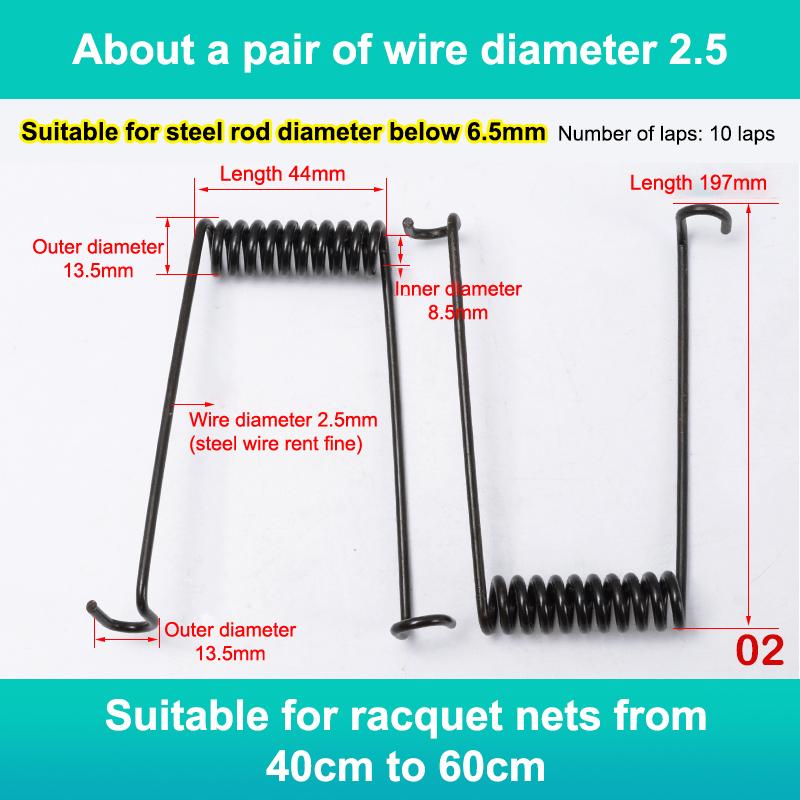 Diametro Filo 2mm 3mm 4mm Filo d'Acciaio per Molle Ritorno Forte Molla a Doppia Torsione
