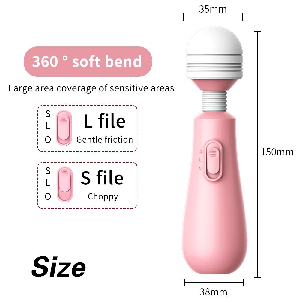 G-spotprostate Massager Adjustable Strong Vibration Clitoral Stimulator Massage Small AV Stick Adult Female Masturbator Sex Toys