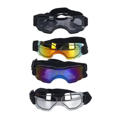Hundebrille mit verstellbarem Riemen, UV-beständig, bequem, cool, stylische Hundesonnenbrille für draußen