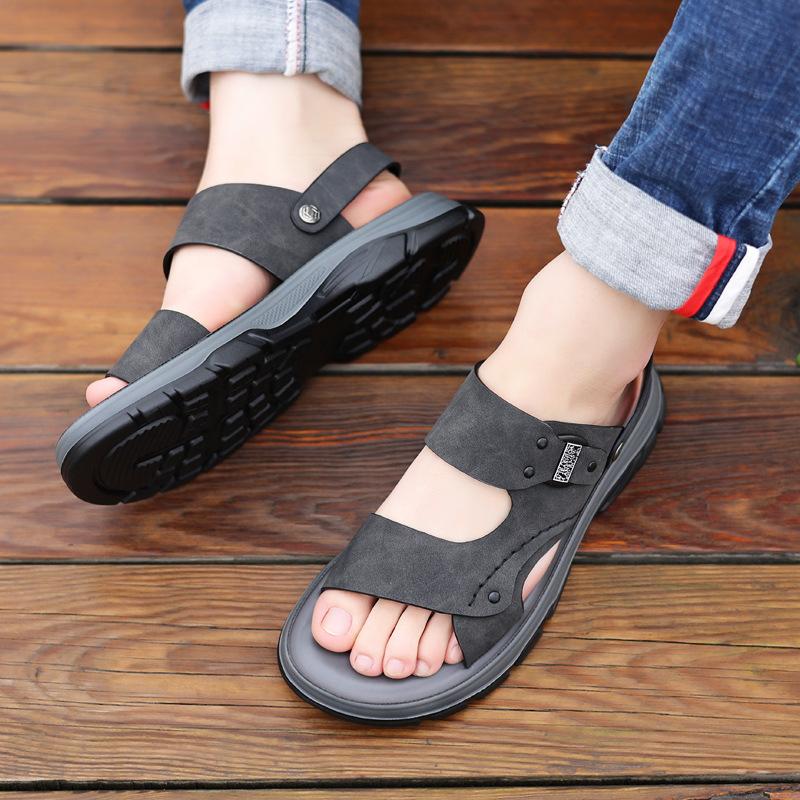 Summer new men's sandals beach shoes outdoor comfortable men's slippers men's shoes