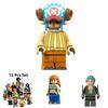 Set Of 15 One Piece Pirate Building Blocks Chopper Luffy Zoro Robin Franky And More!