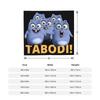Tabodi und Grizzy Flanelldecke Cartoon Anime Fantastische Überwurfdecke für Sofa Bettwäsche Wohnzimmer 200x150cm Steppdecke