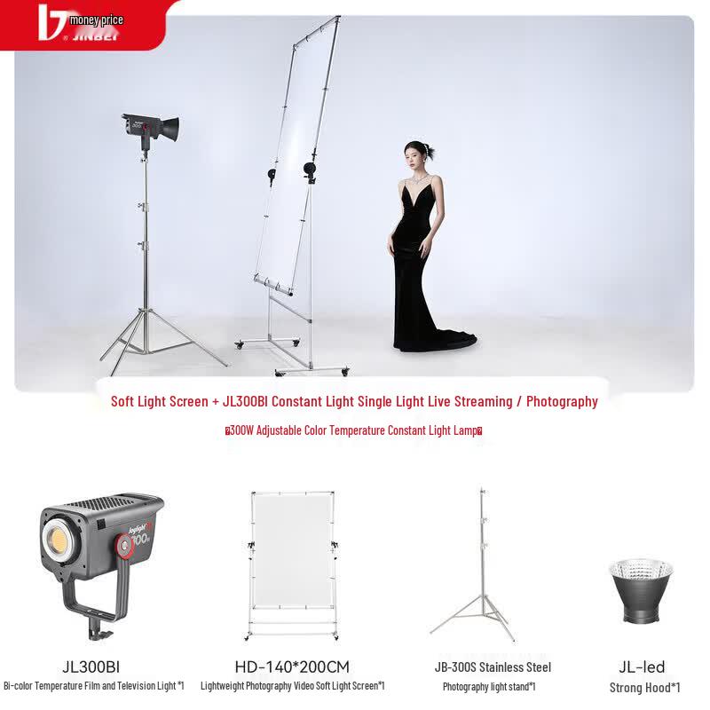 JINBEI JL300BI Professional LED Video Light