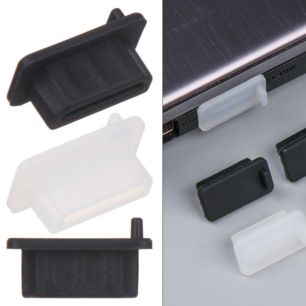 10pcs Durable Wear-resistant Jack Interface HDMI Female Port Silicone Stopper Dustproof Cover Anti Dust Plug