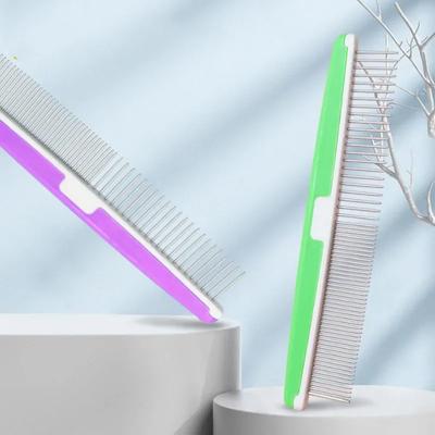 Pet Dematting Comb Stainless Steel Pet Grooming Comb for Dogs and Cats Remove Tangle and Knot Pet Puppy Hair Cleaning Tools