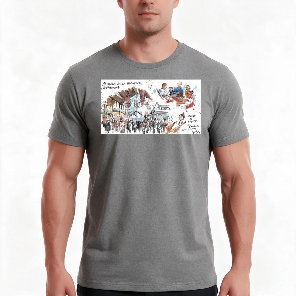 Mercado And Joselito Montage Tshirt Summer Casual Cotton Tee Oversized Streetwear Tops Vintage Graphic Print 100 Cotton