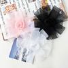 Exquisite Mesh Dress Cloth Patch Rose Flower DIY Large Flower Patch Dress Decorative Multi-Layer Chest Flower
