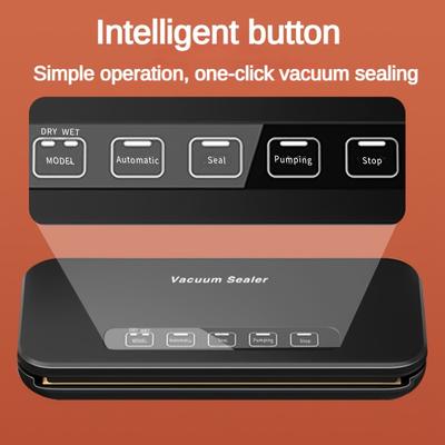 Machine de scellage sous vide automatique Adaptée pour l'emballage ménager et la conservation Nouveaux sacs à vide à aspiration pour le stockage hermétique des aliments