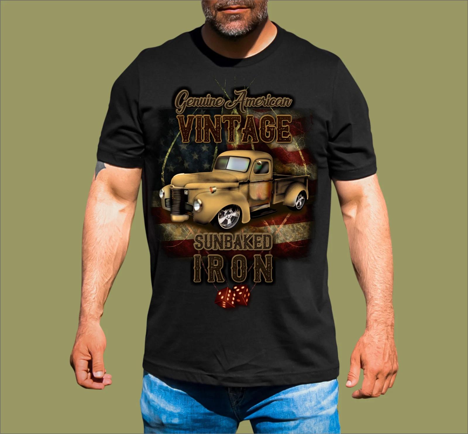 VINTAGE SUN BAKED IRON RAT ROD T-SHIRT 4XL