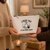 Trousse de toilette - PLANETEE - J’peux pas minimaliste - 100% coton beige - 3 L - Zip métal