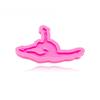 Shiny Gymnast Mold Silicone Molds DIY Dancing Girl Resin Epoxy Keychains Mould for Jewelry Key Ring Pendant Decoration