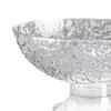 Footed Fruit Bowl Dessert Display Stand with Draining Holes Base Tray Snacks Basket for