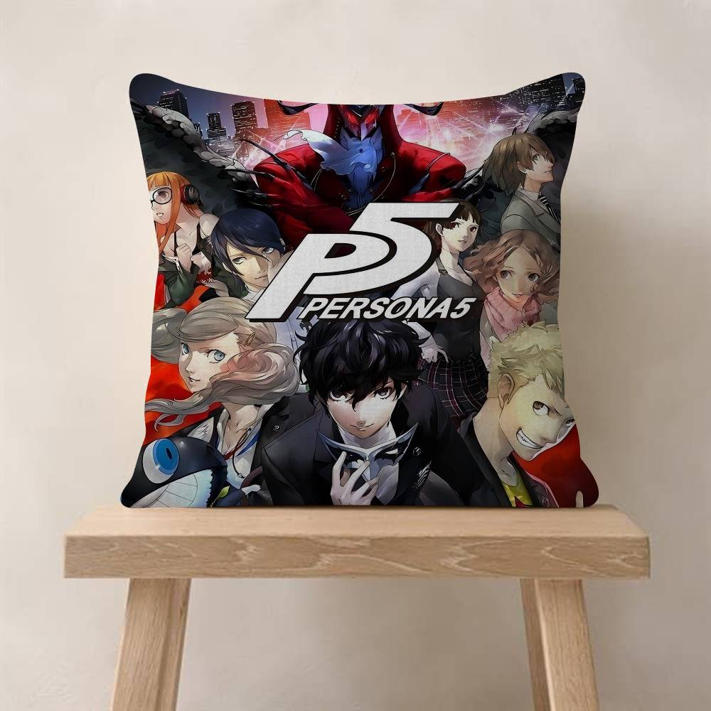 Game PPersonas 5 Personalized Pillow Dust Cover Bedroom Kids Party Decoration Pillowcase Birthday Children Gift