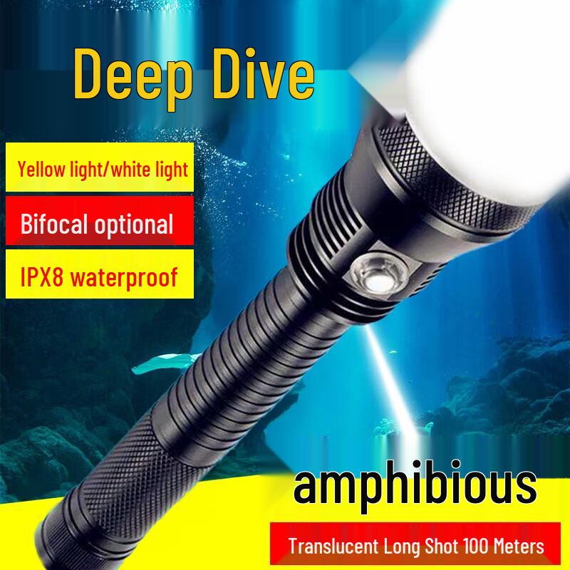 WIDE AWAKE Professional Diving Flashlight