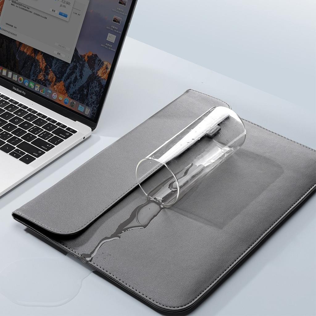 Pu Leather Laptop Bag Sleeve Bag Case For Macbook Air Pro 16 13 Notebook Cover For Xiaomi Huawei Dell HP ASUS 14 15.4 15.6 inch