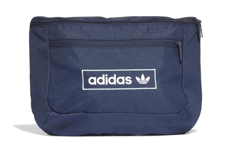 Adidas Originals Trefoil Polyester Fanny Pack Unisex Navy Blue H62040