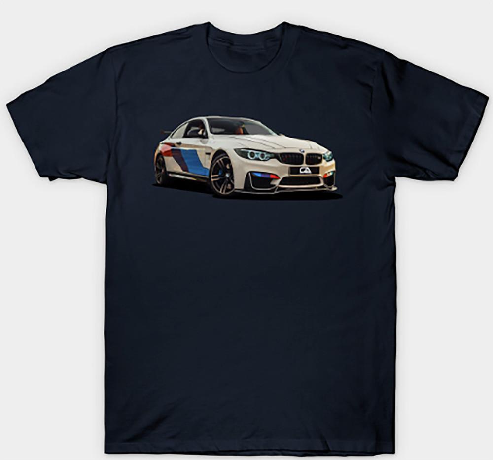 

BMW M4 Short Sleeve Mens Unisex S-3XL Navy Fan Art Unisex T-Shirt XXXL