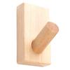 Wood Wall Hook Orderly Storage Smoother Surfaces Beautiful Practical Coat Hooks for Living Room Bedroom Kitchen